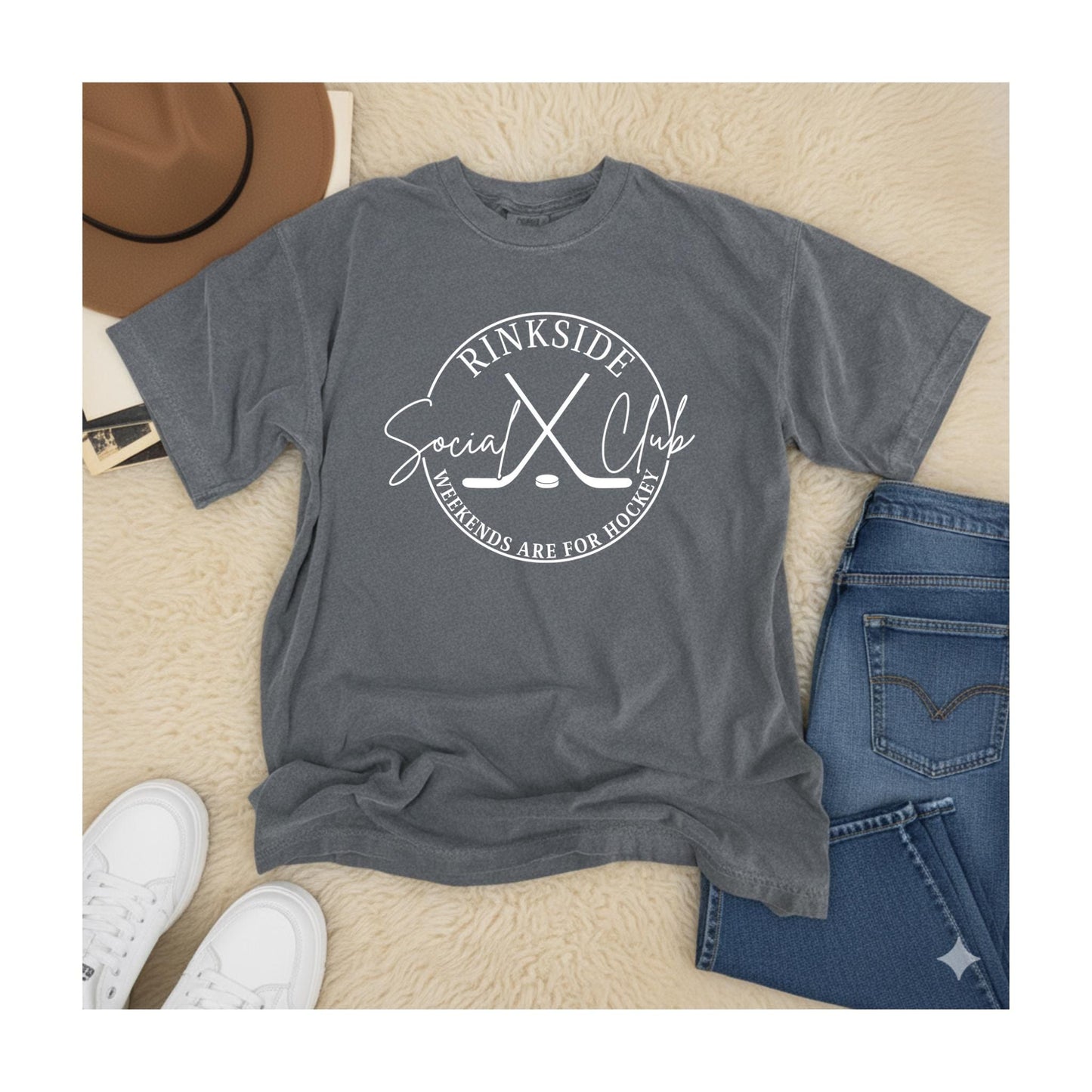Hockey shirt, Rink shirt, Hockey mom gift, Unisex Shirt for Friends, Fun Gift, Summer Style, Relaxed Vibes