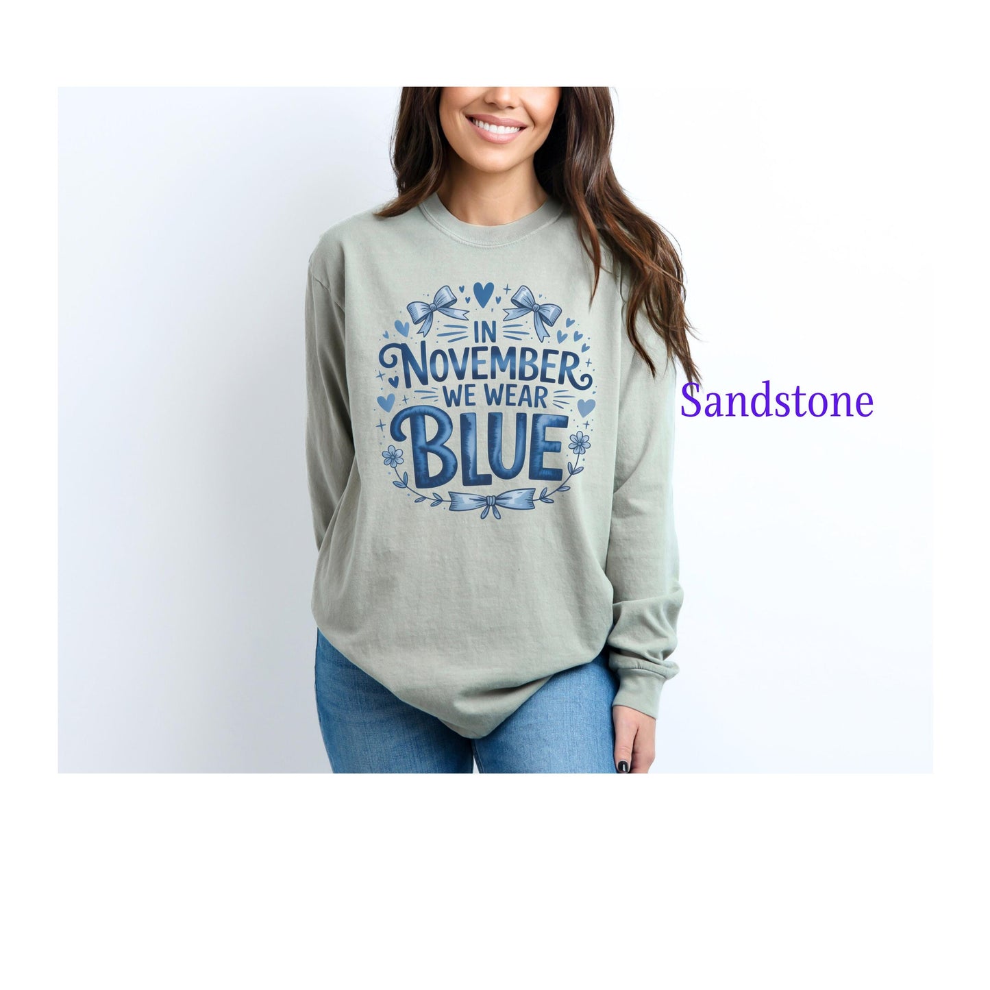 Diabetes Awareness Long Sleeve T-Shirt, Diabetes Support and Advocacy, Fundraiser Events, Gifts, Awareness Campaigns, Support, JD1, T1D