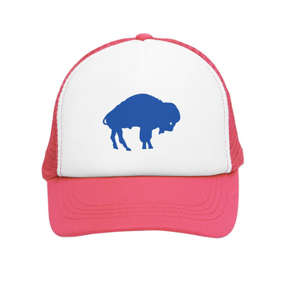 Buffalo Graphic Mesh Cap  Cool Outdoor Hat for Summer Adventures, Festival, Camping, Unique Gifts