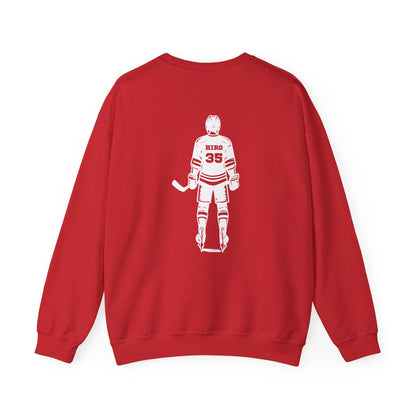 Personalized Hockey Mom Crewneck Sweatshirt, Sports Apparel, Gift for Hockey Moms, Winter Fashion, Layering Piece, Game Day Outfit