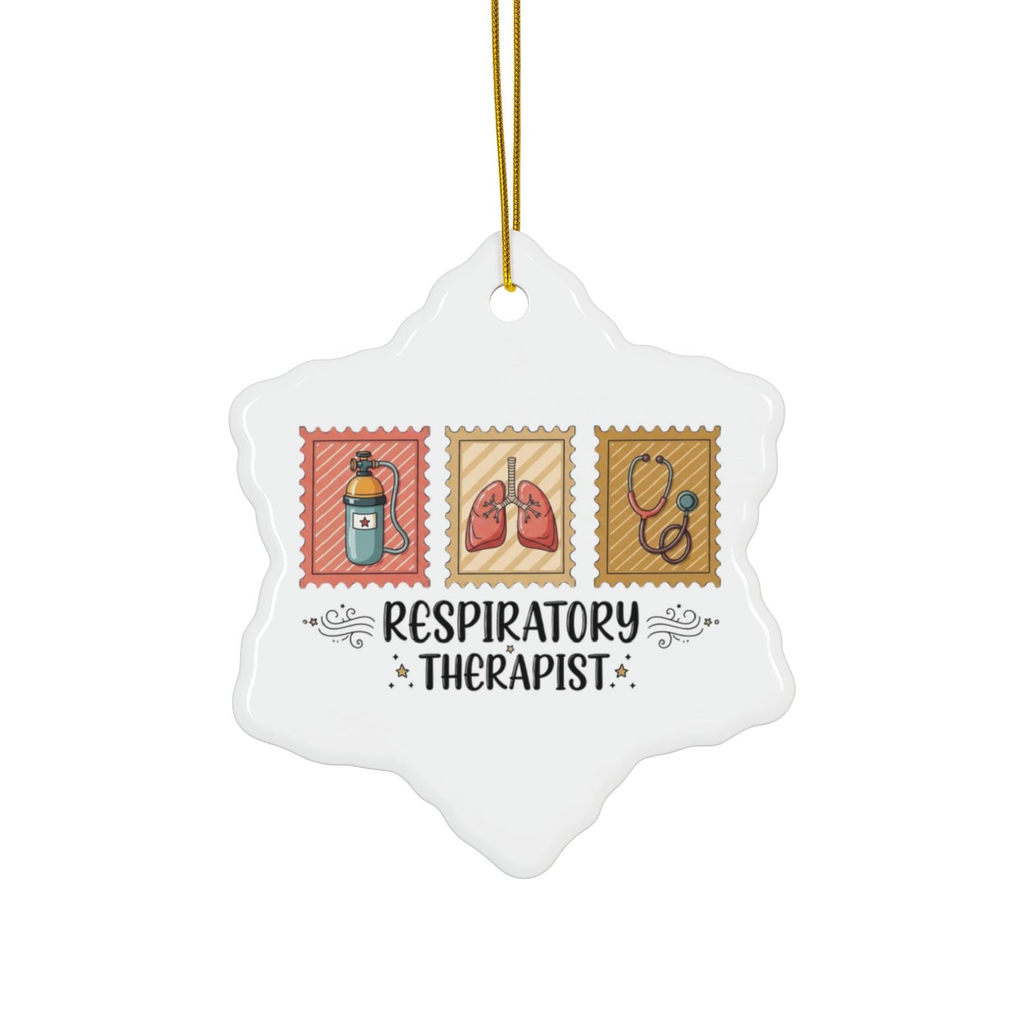 Respiratory Therapist Ornament: Personalized Healthcare Gift