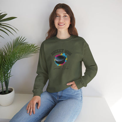 Hockey Mom Sweatshirt, Crewneck, Sports Apparel, Gift for Hockey Moms, Winter Fashion, Casual Outfit