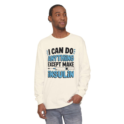 Diabetes Awareness Long Sleeve T-Shirt, Diabetes Support and Advocacy, Fundraiser Events, Gifts, Awareness Campaigns, Support, JD1, T1D