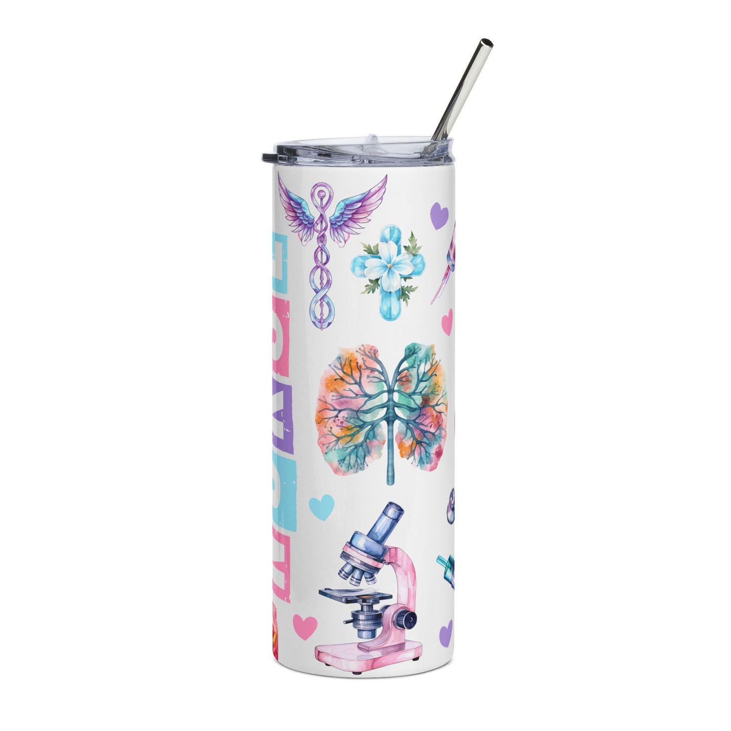 Nurse Tumbler, 20oz Stainless Steel Nurse Water Bottle, Perfect gift for graduate nurse, Nurse gift