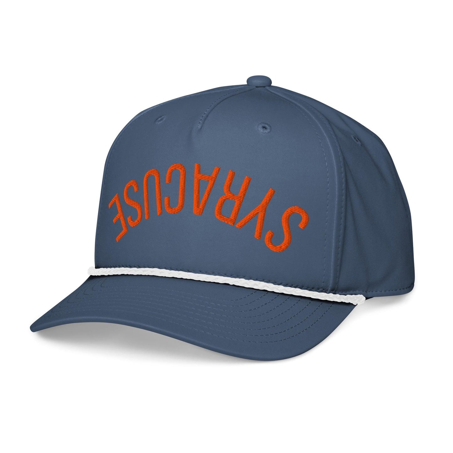 puff embroidery SYRACUSE Hat, Classic rope cap.