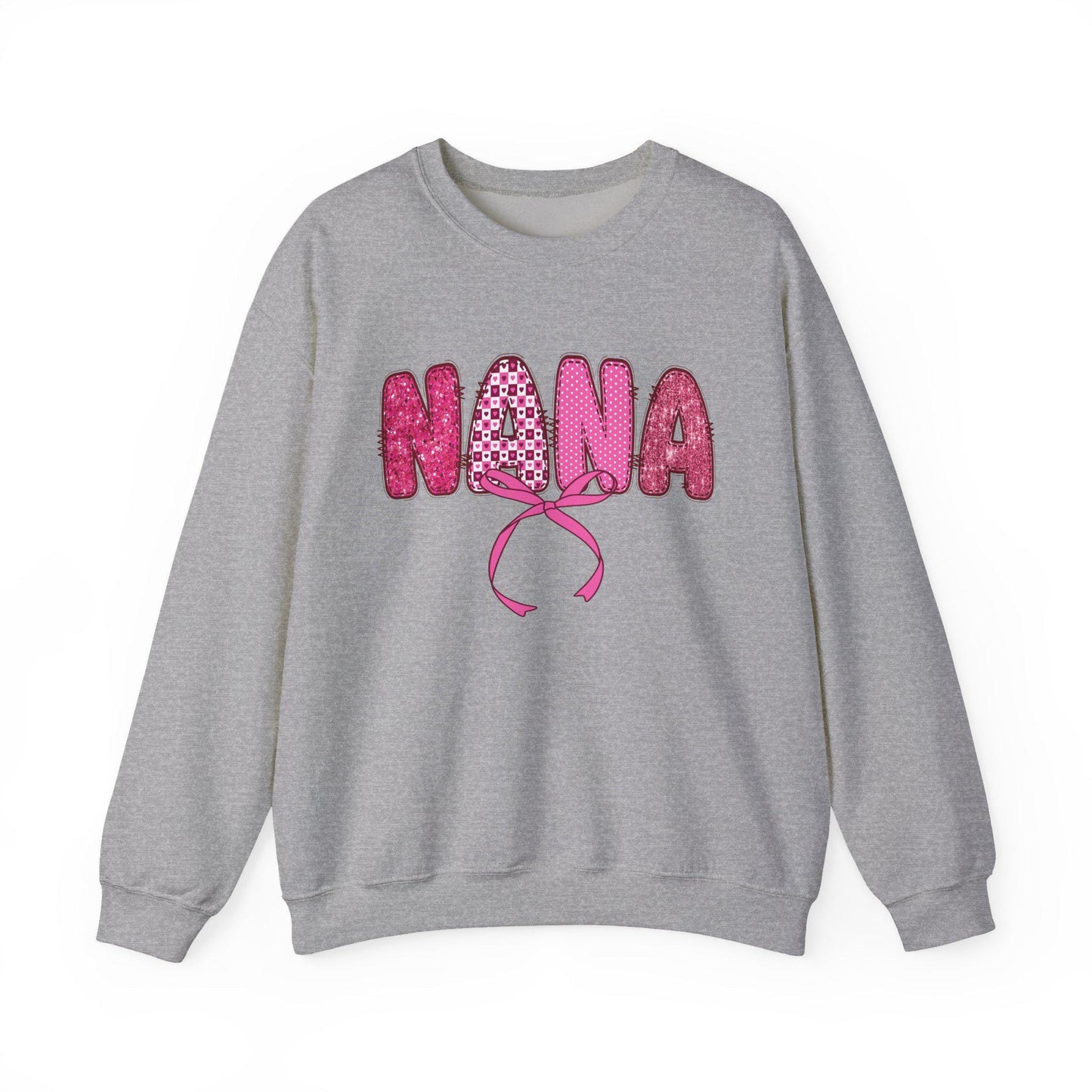 Nana with a Pink Ribbon Sweatshirt, Cute Grandma Sweater, Gift for Nana, Family Sweatshirt, Comfy Grandma sweater, cute Nana sweater
