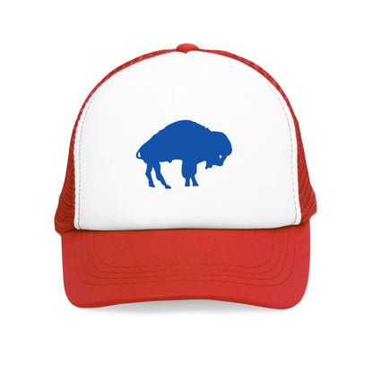 Buffalo Graphic Mesh Cap  Cool Outdoor Hat for Summer Adventures, Festival, Camping, Unique Gifts