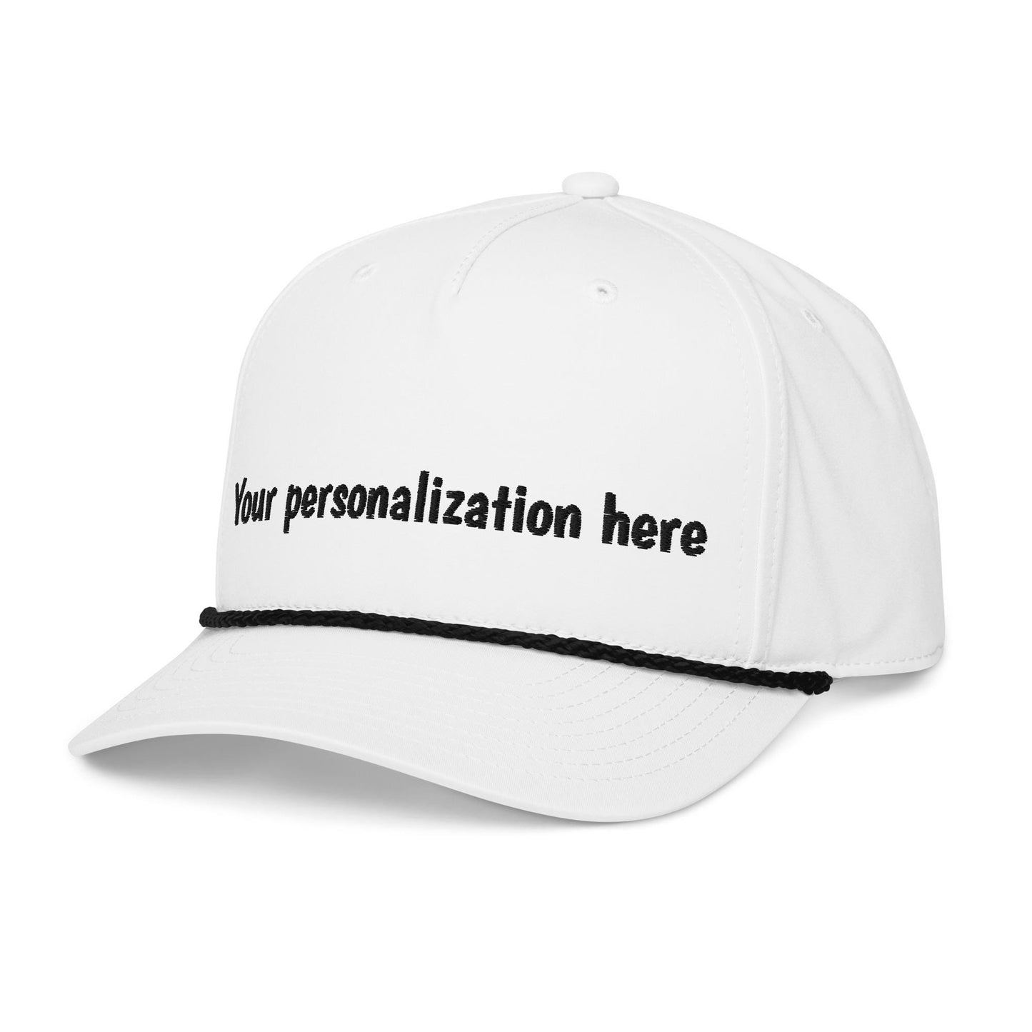 Classic rope cap, Personalize with your team name.