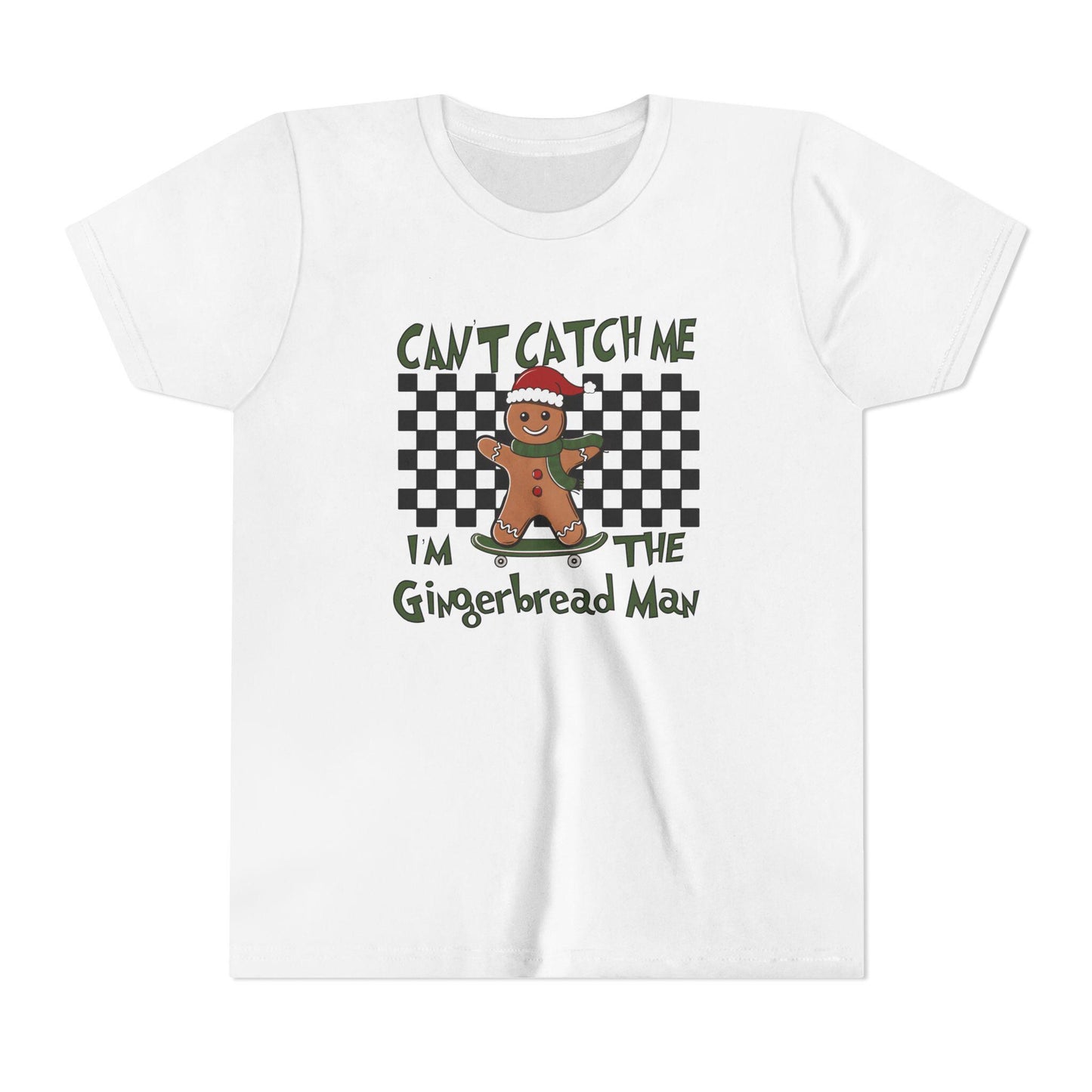 Youth Gingerbread Tee, Christmas T-Shirt, Holiday Gift for Kids, Fun Winter Apparel, Cute Gingerbread Man Design, Kid-Friendly [...]