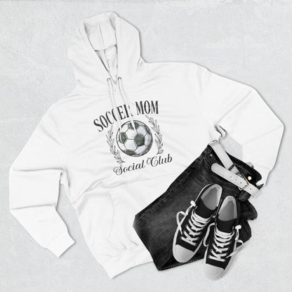 Soccer Mom Fleece Hoodie - Cozy Sportswear for Soccer Moms, Gift for Parents, Athletic Apparel, Unique Hoodie, Casual Wear