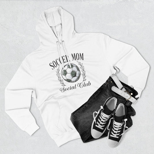 Soccer Mom Fleece Hoodie - Cozy Sportswear for Soccer Moms, Gift for Parents, Athletic Apparel, Unique Hoodie, Casual Wear