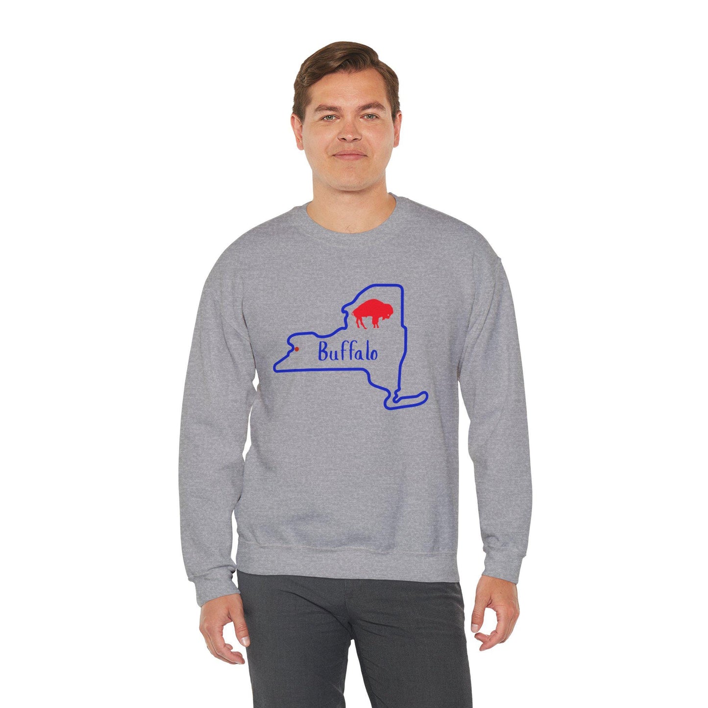 Buffalo NY Crewneck Sweatshirt, Cozy Gift for State Pride, Comfortable Unisex Apparel, Perfect for Fall and Winter, Great for [...]