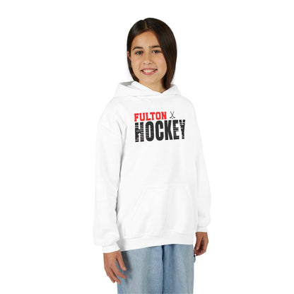 Fulton Hockey Youth Hoodie - Perfect for Sports Fans, Gift for Athletes, Team Spirit, Cozy Sweatshirt, Youth Sports Apparel