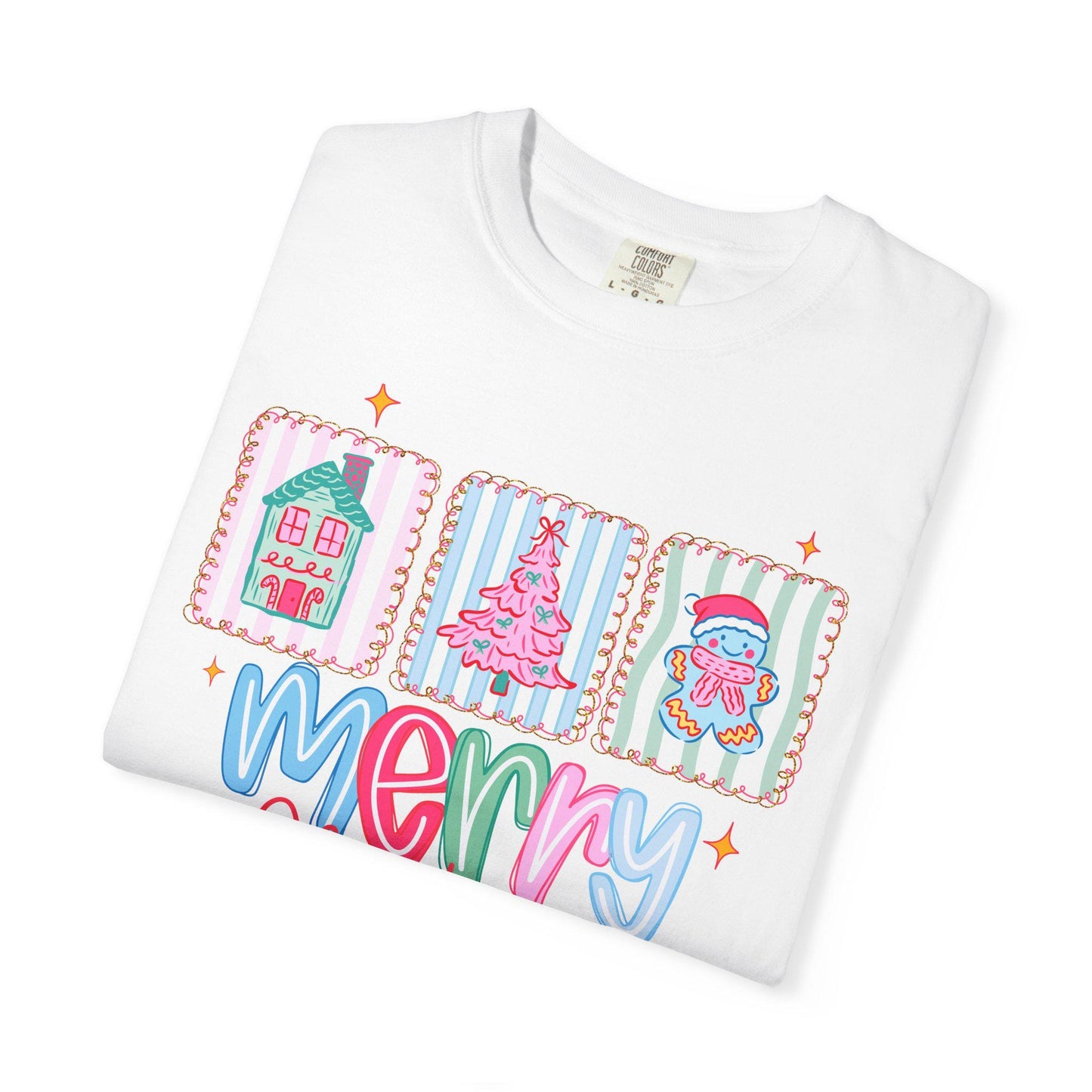 Festive Merry Christmas T-Shirt, Holiday Apparel, Unisex Christmas Gift, Cozy Winter Wear, Seasonal Fashion