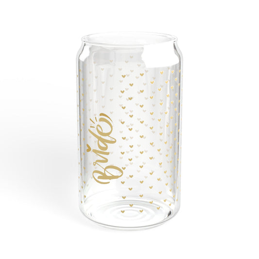 Bride Sipper Glass, 16oz - Perfect for Weddings, Bridal Showers, Bachelorette Parties, Cute Drinkware, Gift for Bride