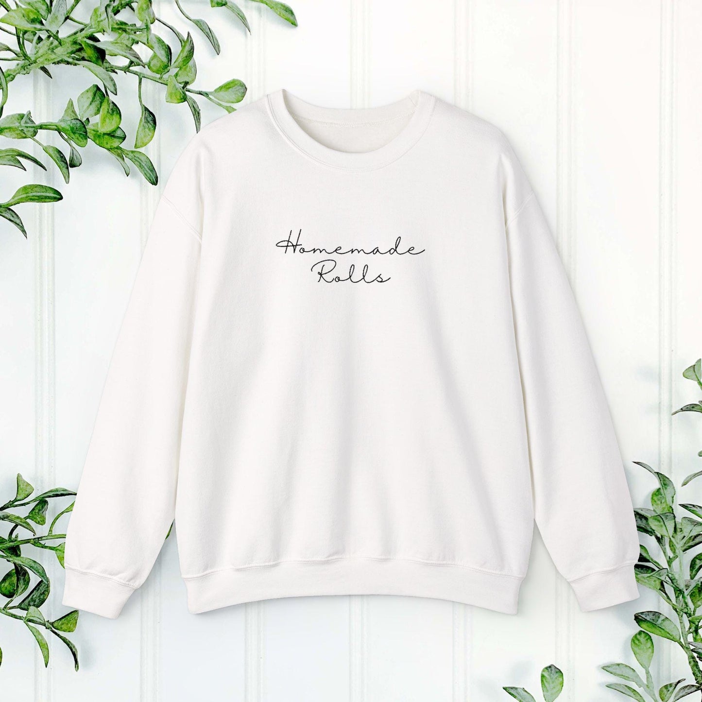 Homemade Rolls Funny Sweatshirt, Chubby Person Gift, Bakers sweater, Cozy Pullover, Custom Graphic Top