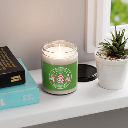 Christmas Tree Soy Candle: Festive Holiday Home Fragrance