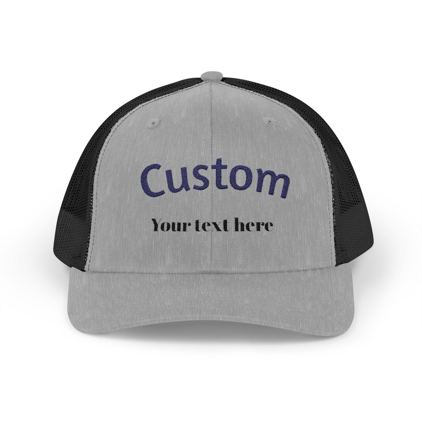 Custom Trucker Hat  Personalized Embroidered Cap  Mesh Back  Gift for Him, Her, Team, Business, Event