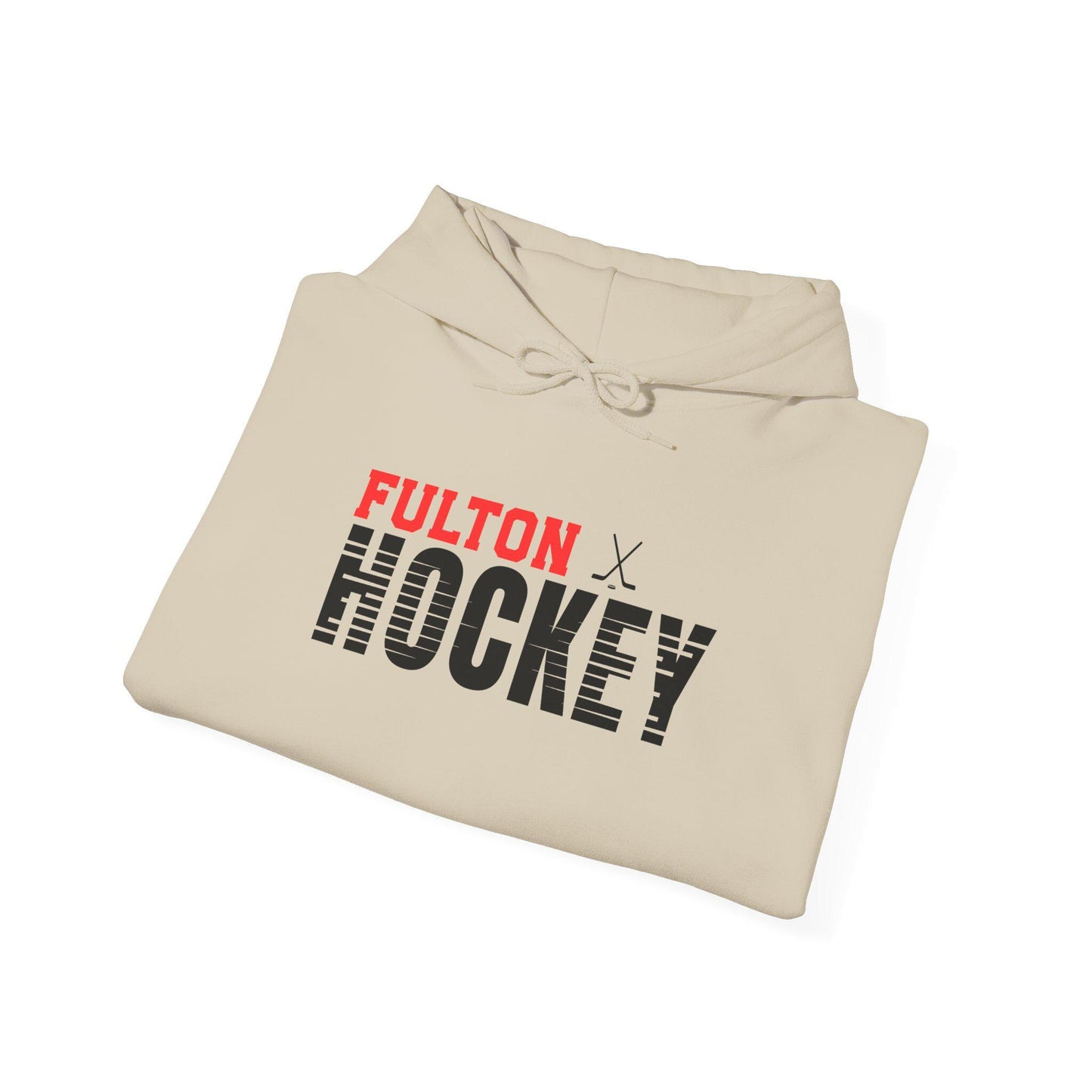 FULTON Hockey Unisex Hoodie | Comfortable Sports Sweatshirt | Gift for Hockey Fans, Team Spirit, Casual Wear