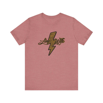 Lightning Wife Unisex Tee | Fun Couples Gift, Graphic Tee, Casual Wear, Unique Anniversary Present, Everyday Style