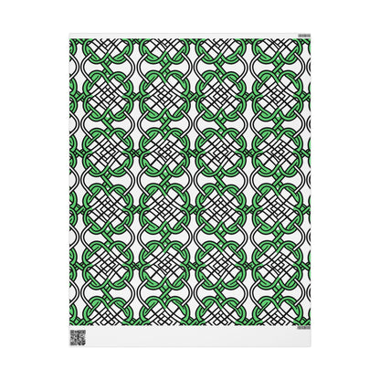 Festive Gaelic Wrapping Papers for Holidays, Gift Wrapping, Eco-Friendly Gift Wrap, Unique Patterns, Birthday Decor, Party Supplies