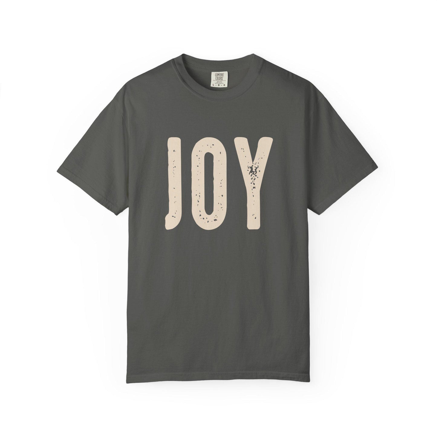 Joyful Unisex Garment-Dyed T-Shirt, Positive Vibes Tee, Casual Everyday Style, Gift for Happiness, Summer Essential
