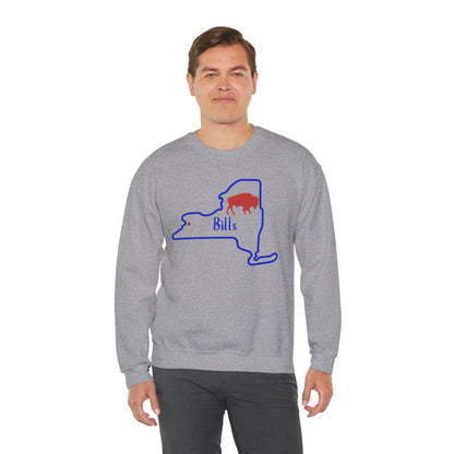 Bills NY Crewneck Sweatshirt, Cozy Gift for State Pride, Comfortable Unisex Apparel, Perfect for Fall and Winter, Great for [...]