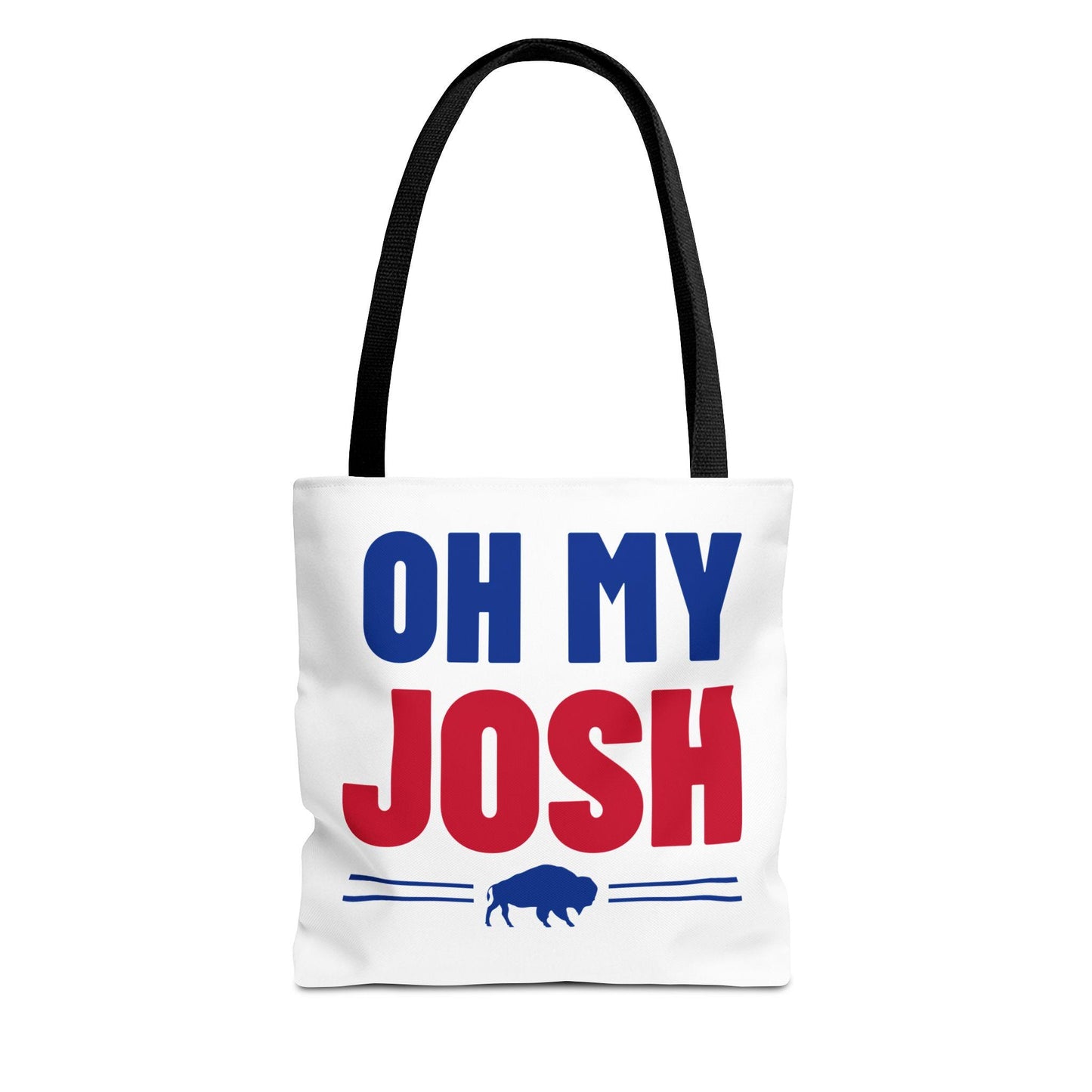 Oh My Josh tote bag | Patriotic buffalo graphic