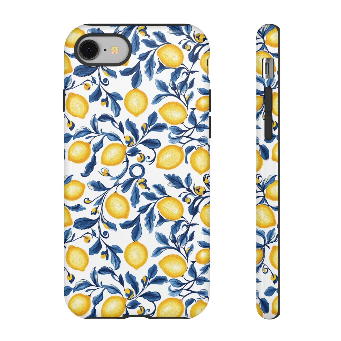 Lemon Floral Phone Case: Vibrant, Durable, Shock-Absorbing
