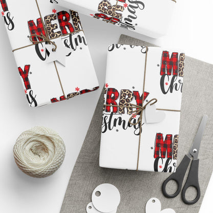 Festive Wrapping Paper Roll, Cute Gift Wrap for Holidays, Christmas, Birthdays, Unique Present Packaging, Eco-Friendly Material