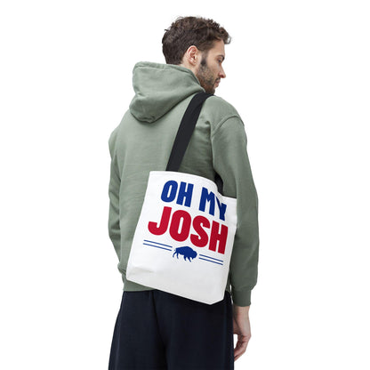 Oh My Josh tote bag | Patriotic buffalo graphic