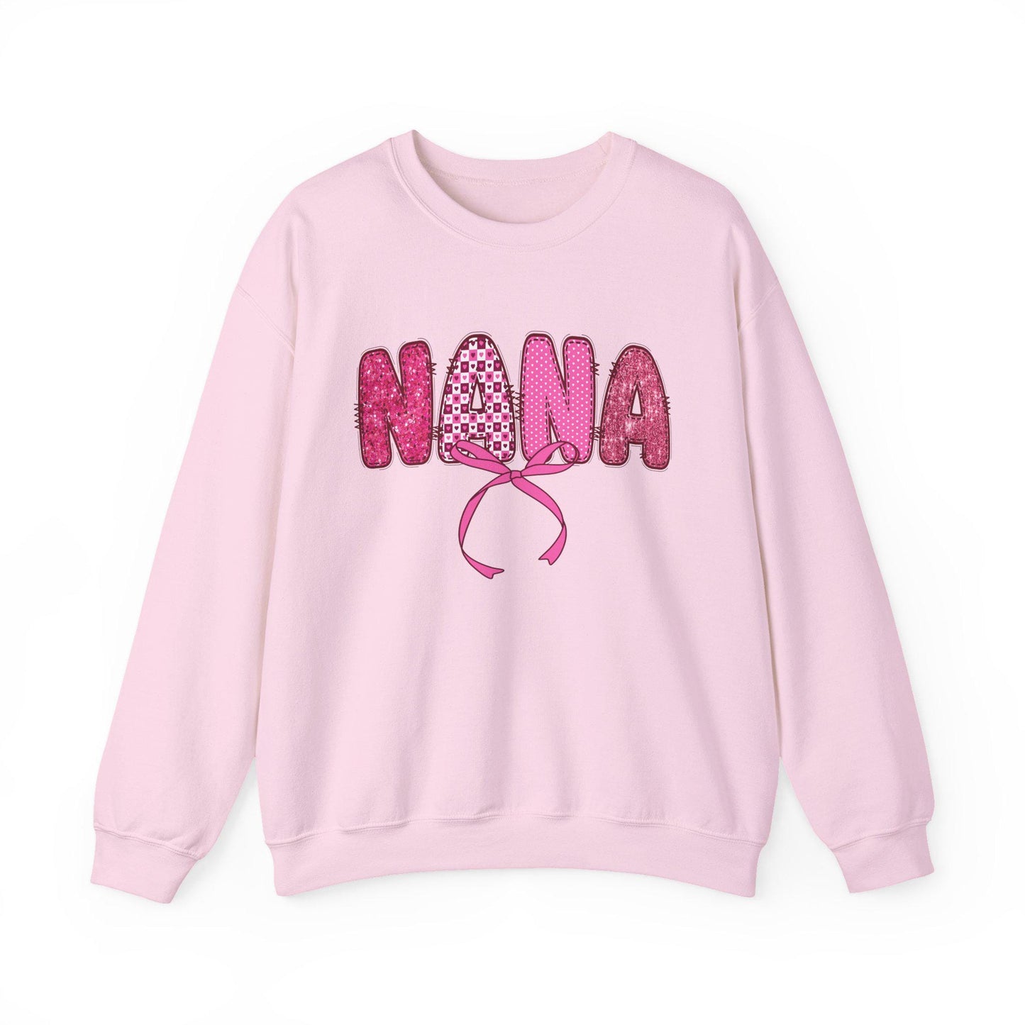 Nana with a Pink Ribbon Sweatshirt, Cute Grandma Sweater, Gift for Nana, Family Sweatshirt, Comfy Grandma sweater, cute Nana sweater