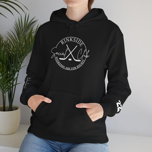 Hockey hoodie, Rinkside Spirit Hooded Sweatshirt, Perfect for Sports Fans, Athletes, Casual Wear, Gifts, Winter Comfort