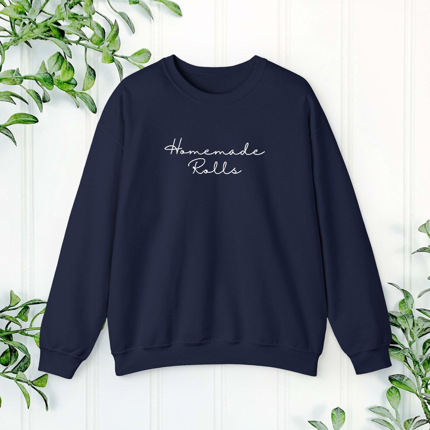 Homemade Rolls Funny Sweatshirt, Chubby Person Gift, Comfortable sweater, Cozy Pullover, Custom Graphic Top
