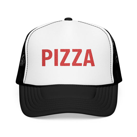 Pizza Embroidered Foam Trucker Hat: Fun Foodie Gift