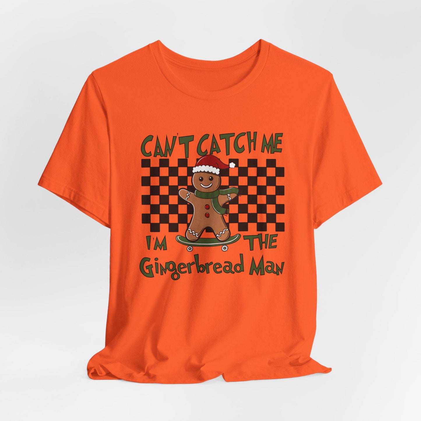 Gingerbread Man Holiday Tee - Fun Christmas Shirt, Gift for Bakers, Family Pajama Party Outfit, Unique Winter Apparel, Cute Gingerbread Gift