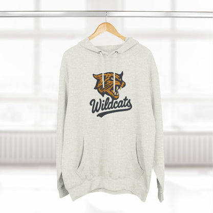 Wildcats Hoodie, Faux Yarn, Cozy Sports Apparel, Unisex Sweatshirt, Perfect for Game Days, Team Spirit Wear, Gift for Fans